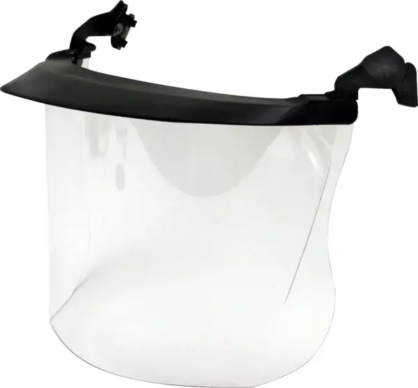 3M™ Pantalla facial, visera corta, policarbonato, incolora, V4FK